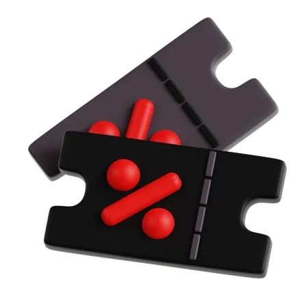 Cupom  3D Icon