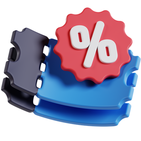Cupom  3D Icon
