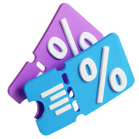 Cupom  3D Icon