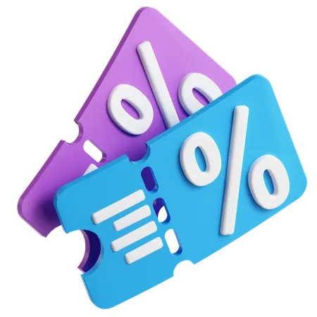 Cupom  3D Icon