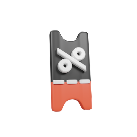 Cupom  3D Icon