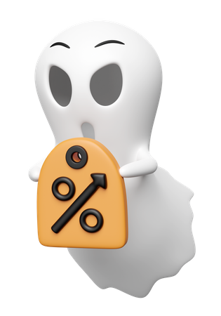 Cupón de descuento de tenencia fantasma  3D Icon