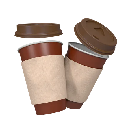 Cups  3D Icon