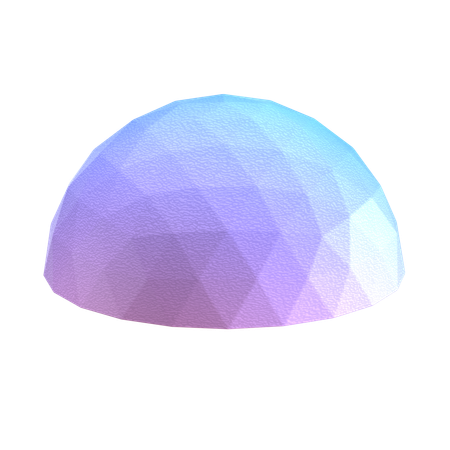 Cúpula Geodésica  3D Icon