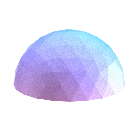 Cúpula Geodésica  3D Icon