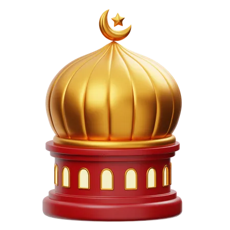 Cúpula de la mezquita  3D Icon