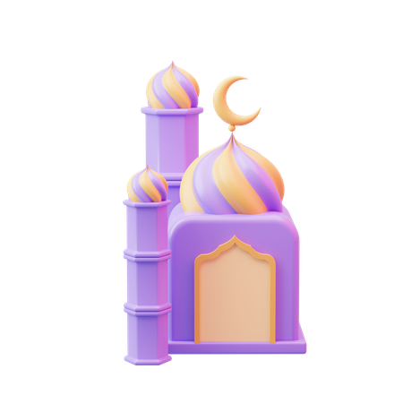 Cúpula de la mezquita  3D Icon