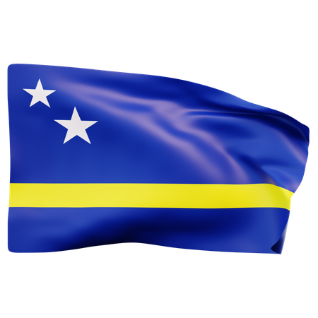 Drapeau de curaçao  3D Icon