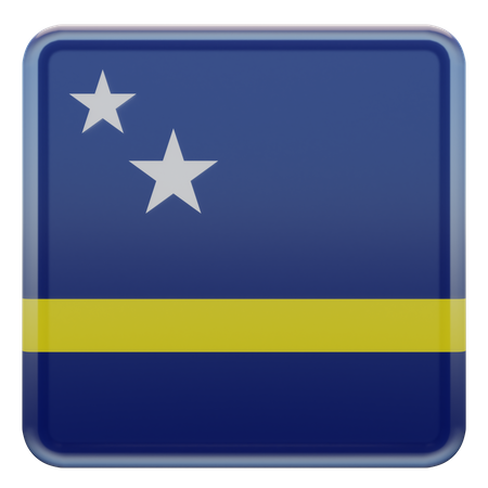 Curacao-Flagge  3D Flag