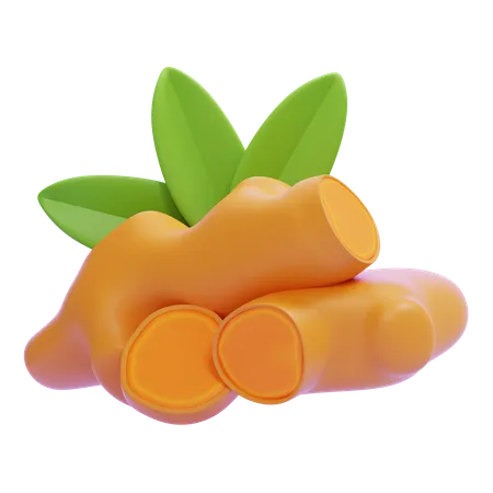 Curcuma  3D Icon