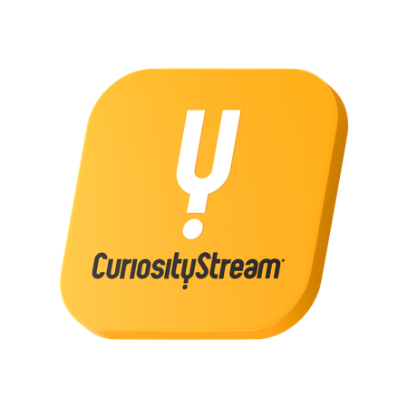 Curiosity Stream Logo  3D Icon