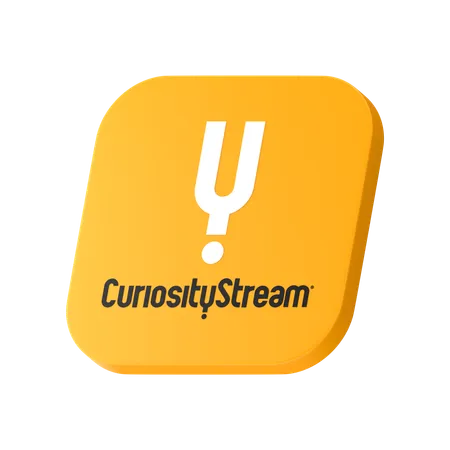 Curiosity Stream Logo  3D Icon