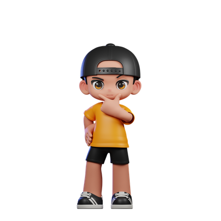 Curious Man  3D Icon
