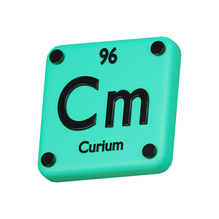 Curium  3D Icon