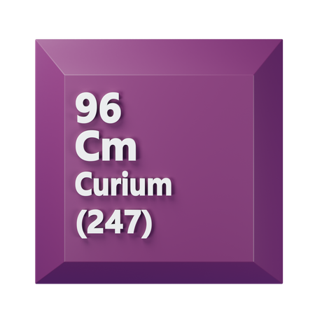 Curium  3D Icon