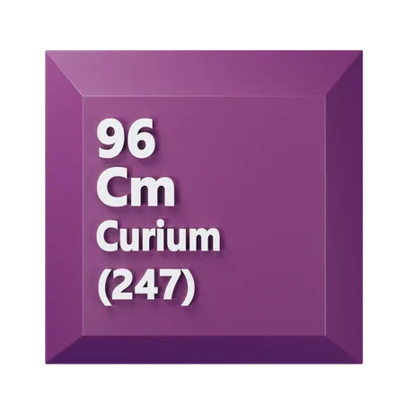 Curium  3D Icon