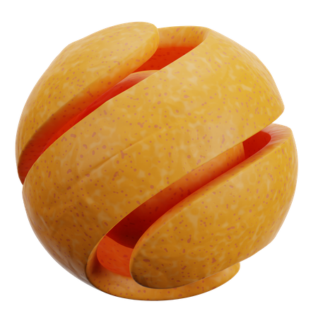Curl Abstract Shape  3D Icon