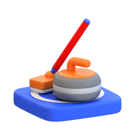 Curling  3D Icon