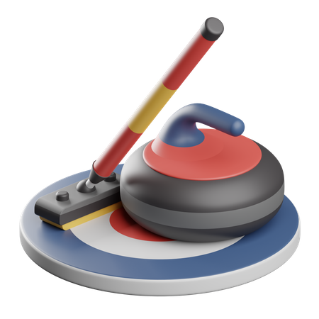 Curling  3D Icon