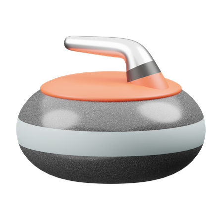 Curling  3D Illustration