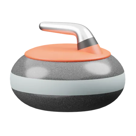 Curling  3D Illustration