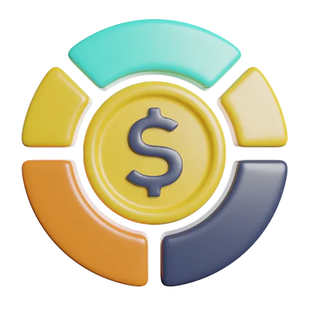 Finance Money Management 3D Icon