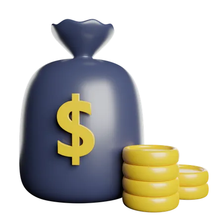 Investment Money Finance 3D Icon