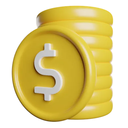 通貨  3D Icon