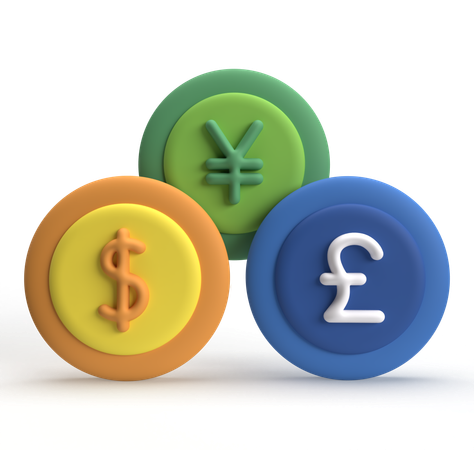 Currency  3D Icon