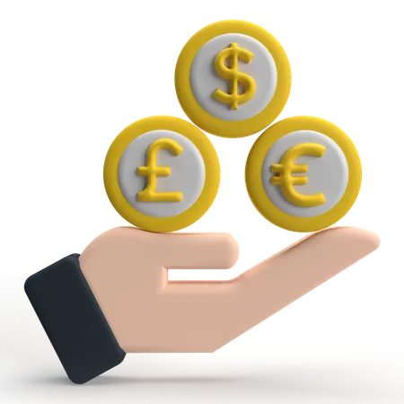 Currency  3D Icon