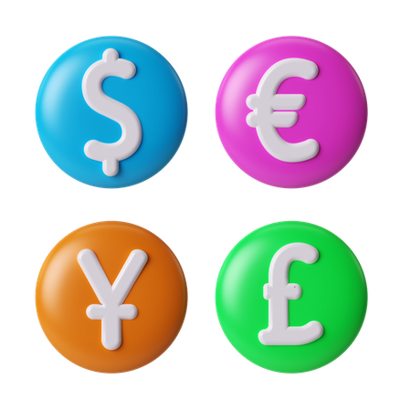 Currency  3D Icon