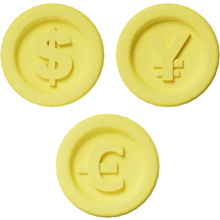 Currency  3D Icon