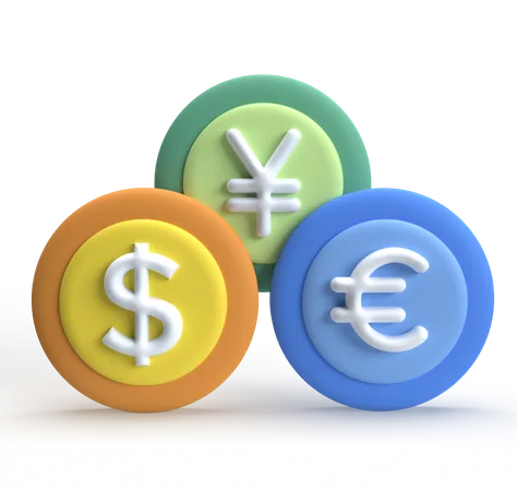 Currency  3D Icon
