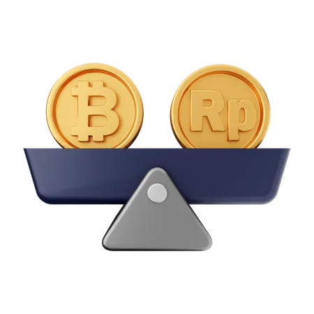 Currency Balancing  3D Icon