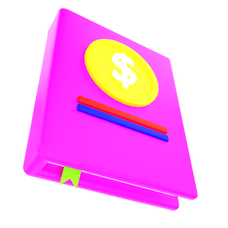 Currency book  3D Icon