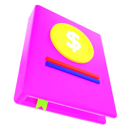 Currency book  3D Icon