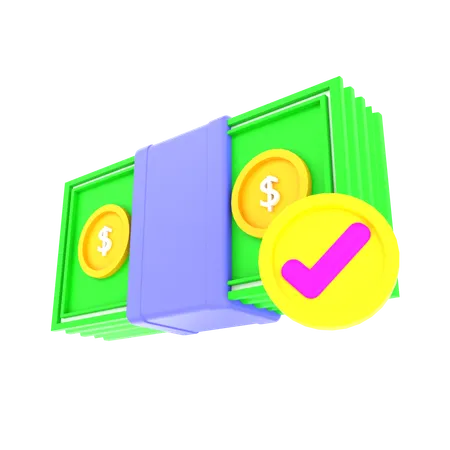 Currency bundle  3D Icon