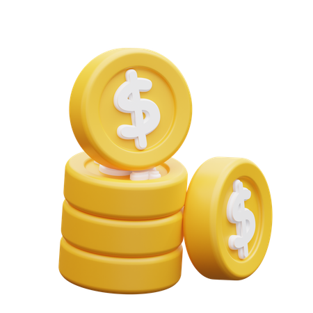 Currency Coin  3D Icon