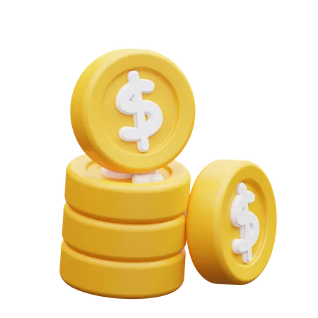 Currency Coin  3D Icon