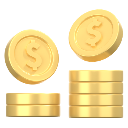 Currency coins  3D Icon