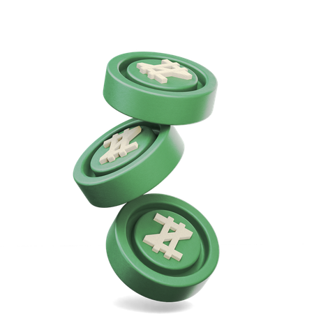 Currency Coins  3D Icon