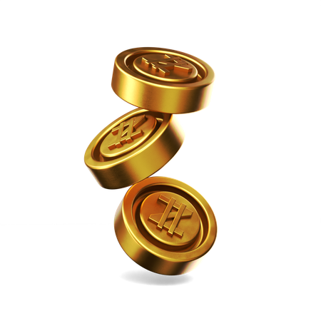 Currency Coins  3D Icon