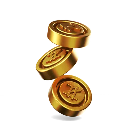 Currency Coins  3D Icon