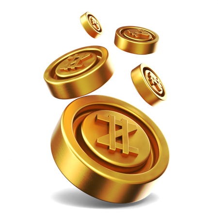 Currency Coins  3D Icon