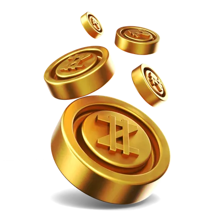 Currency Coins  3D Icon