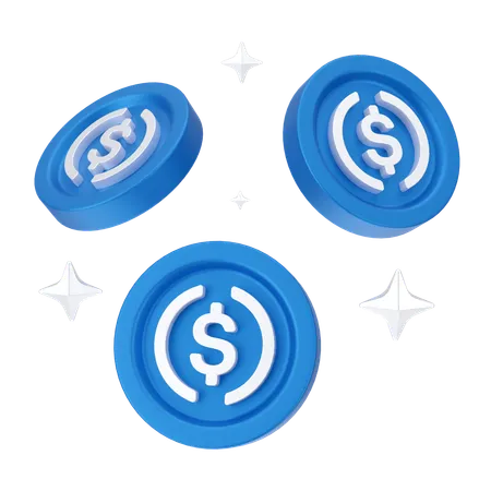 Currency coins  3D Icon