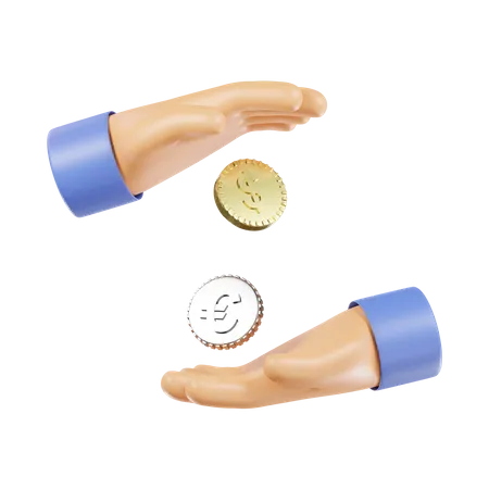 Currency Conversation  3D Icon