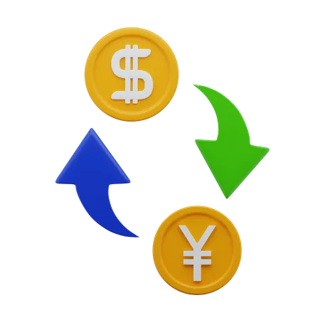 Currency Conversion  3D Icon