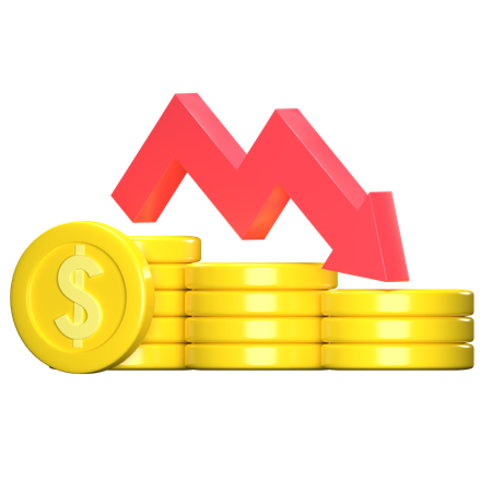 Currency Dropdown  3D Icon