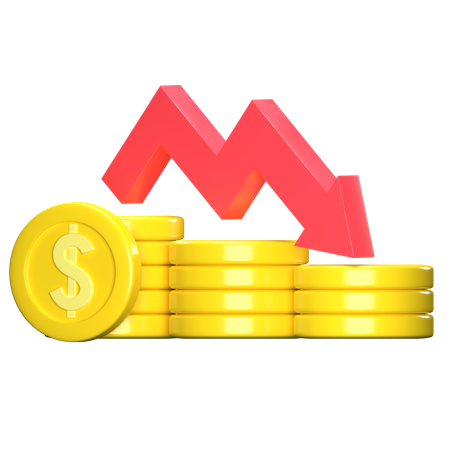 Currency Dropdown 3D Icon